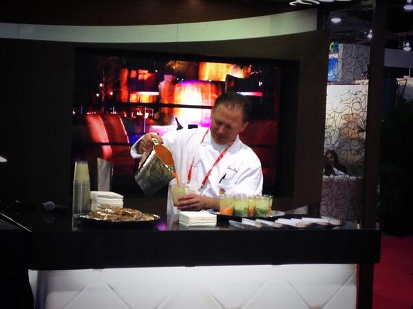 LVNGevents's tweet photo. We are at the Wynn Booth today at #IMEX13 Stop by for fresh pressed juices during our morning #detox http://t.co/p1zDZavWMo