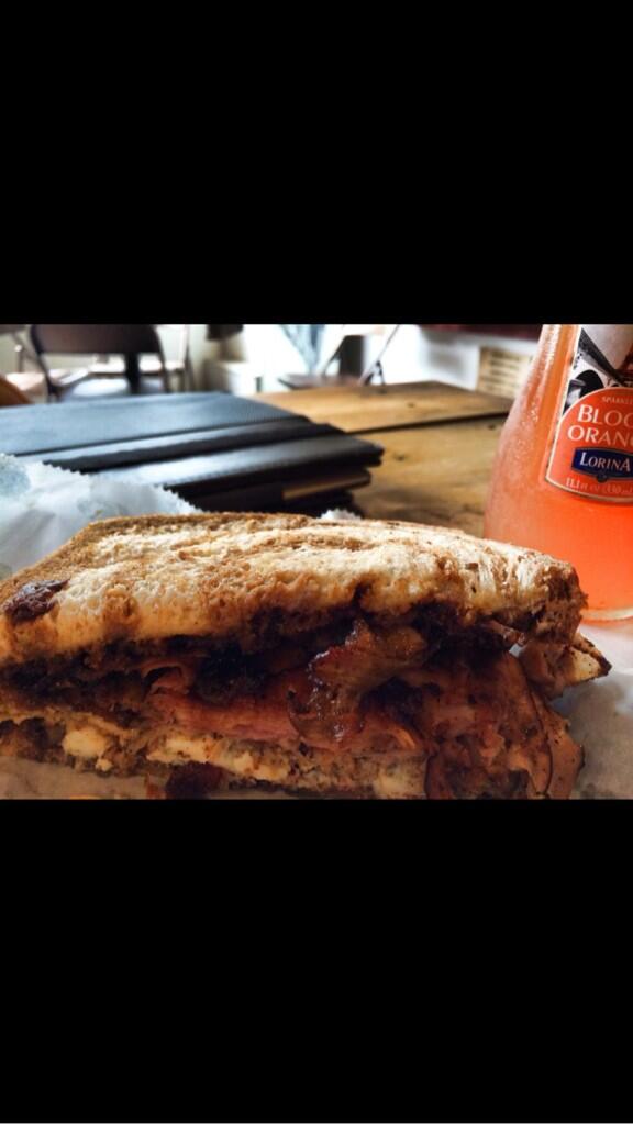 What's your favorite sandwich in ATL? I'm currently devouring THREE LITTLE PIGS from <a href="/urbancannibals/">lli</a>.