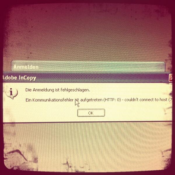 #TAshutdown Ein Kommunikationsfehler. Ausgerechnet...