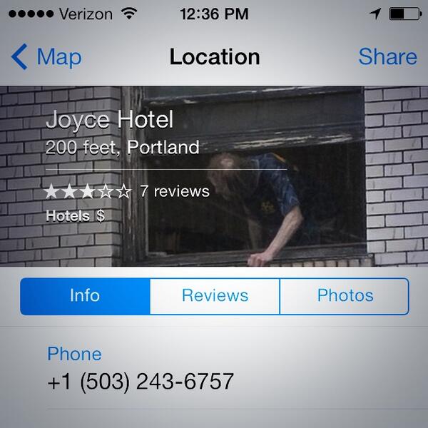 PDX Rumor: Ace Hotel bought/buying the Joyce!? NotPDX: Joyce is across from Panic. Don't stay there. See Yelp photo: