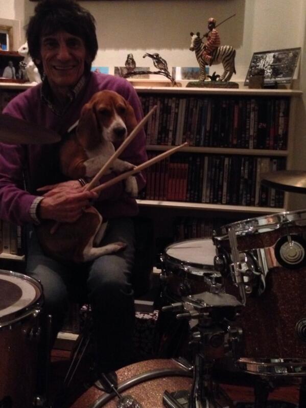 Had a musical night with Dolly on drums and me and Mick Taylor on guitars ~ <a href="/MickTaylorInfo/">Mick Taylor Official</a>