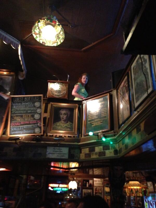 Alia Volz at Vesuvio in North Beach for <a href="/Litquake/">Litquake</a> event.