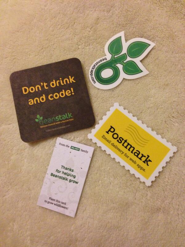 ZukeTech's tweet image. Random #beanstalkapp swag in the mail today