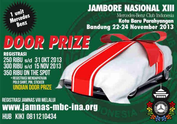 Let's prepare for "Jambore Nasional <a href="/MBClubINA/">MB Club Indonesia</a> VIII - Kota Baru Parahyangan, Bandung.