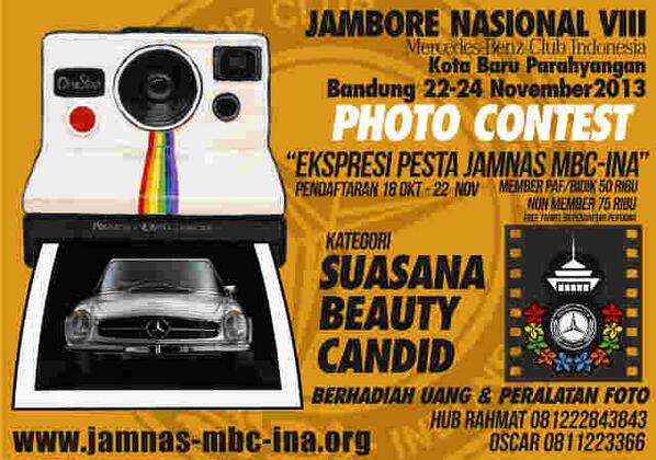Flyer for " Jambore Nasional VIII - Bandung "