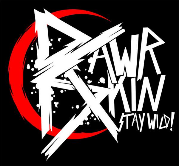 Fresh logo "RAWRSKIN Stay Wild'13"