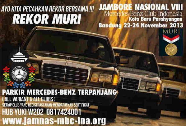 Flyer for " Jambore Nasional VIII - Bandung "