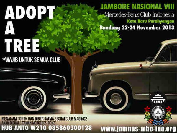 Flyer for " Jambore Nasional VIII - Bandung "