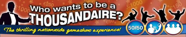 Who Wants To Be A Thousandaire ag teacht go luath. á seoladh 24/10/2013 i Halla an Phobail @ 8pm Bigi linn