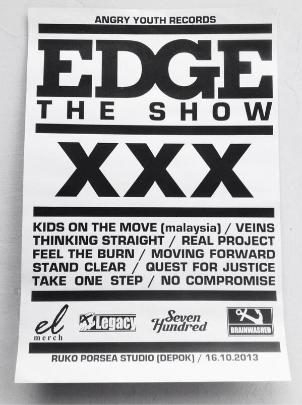 Hari ini!!! Start 17.00 #EdgeTheShow2013