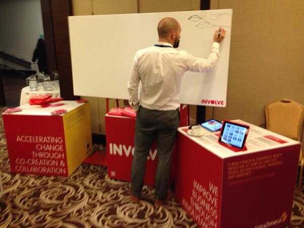 involve_uk's tweet image. Come and draw something with us. #melcrumsummit