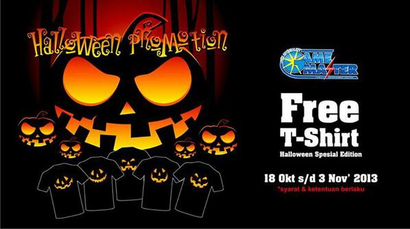 gamemaster_fcl's tweet photo. Halloween Promotion @gamemaster_fcl http://t.co/DXCnmR3sRM