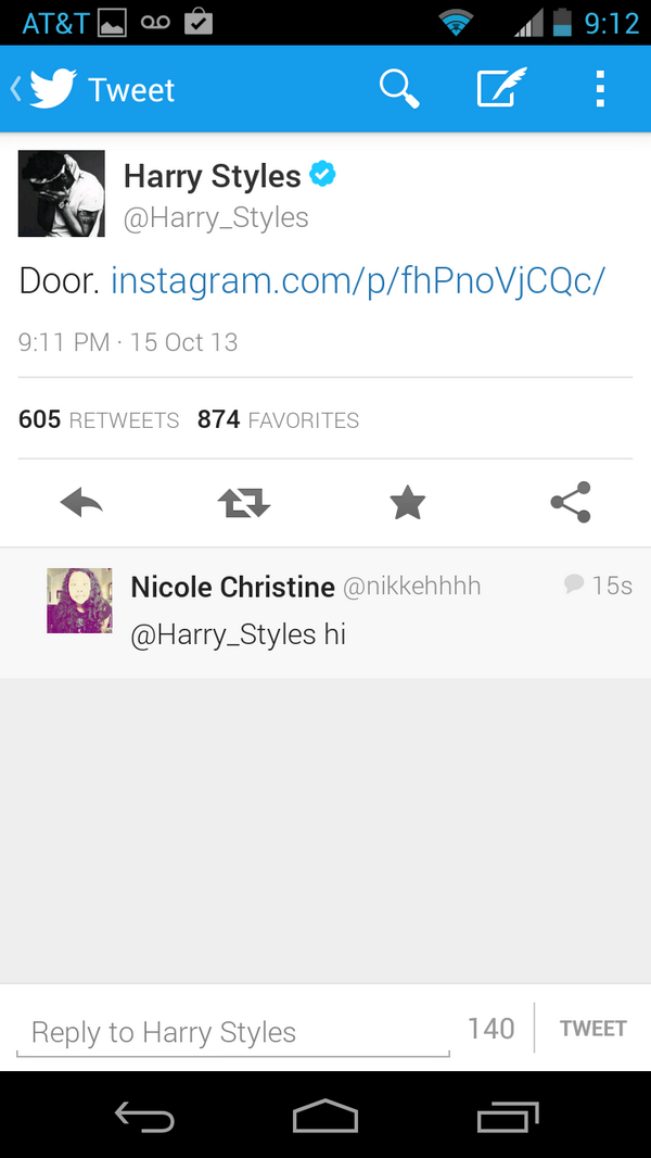 nikkehhhh's tweet image. This happened (: // #firstreply ? Kinda happy .