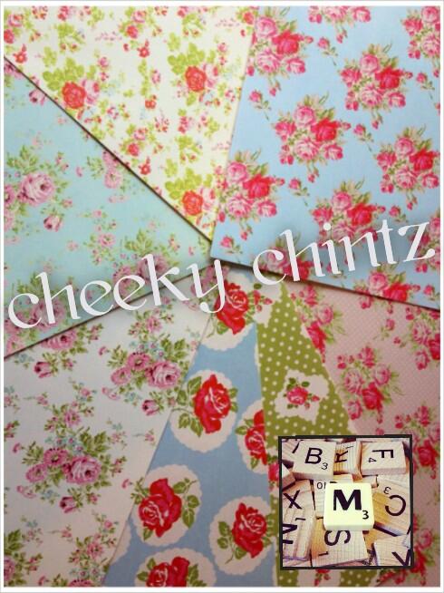 M3WordArt's tweet photo. Check out our new Cheeky Chintz backgrounds. Gorgeous with our pretty pink tiles! http://t.co/GpUUSndymh