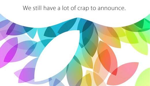PaulBothof's tweet photo. At October 22nd @Apple announces more of thier colored crap! (original invitation: http://t.co/7ZoQDr2xjT ) #keynote http://t.co/VyuqUVZNcl
