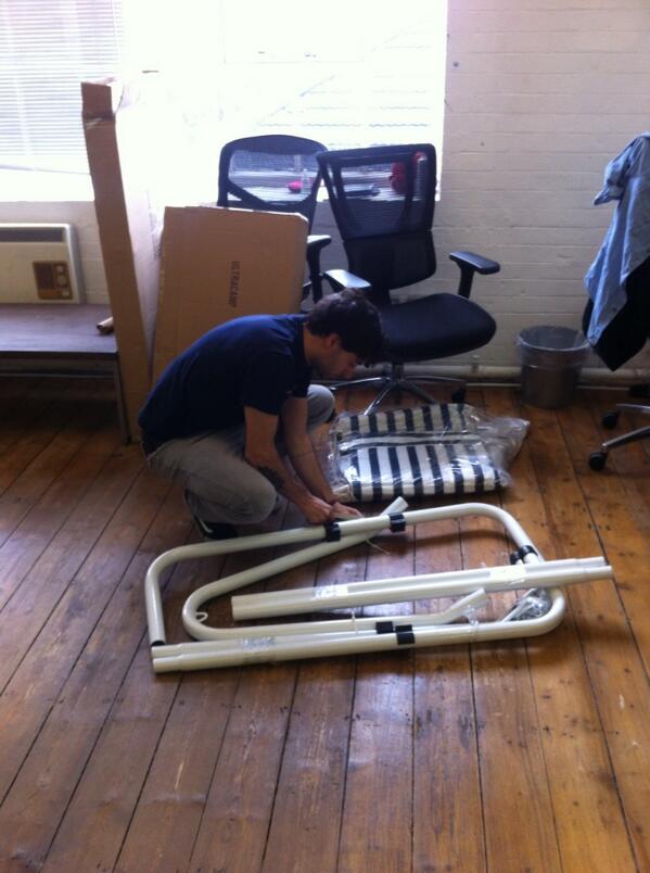Strange things being built at the specialmoves office.. Must be something to do with #wired2013 :)