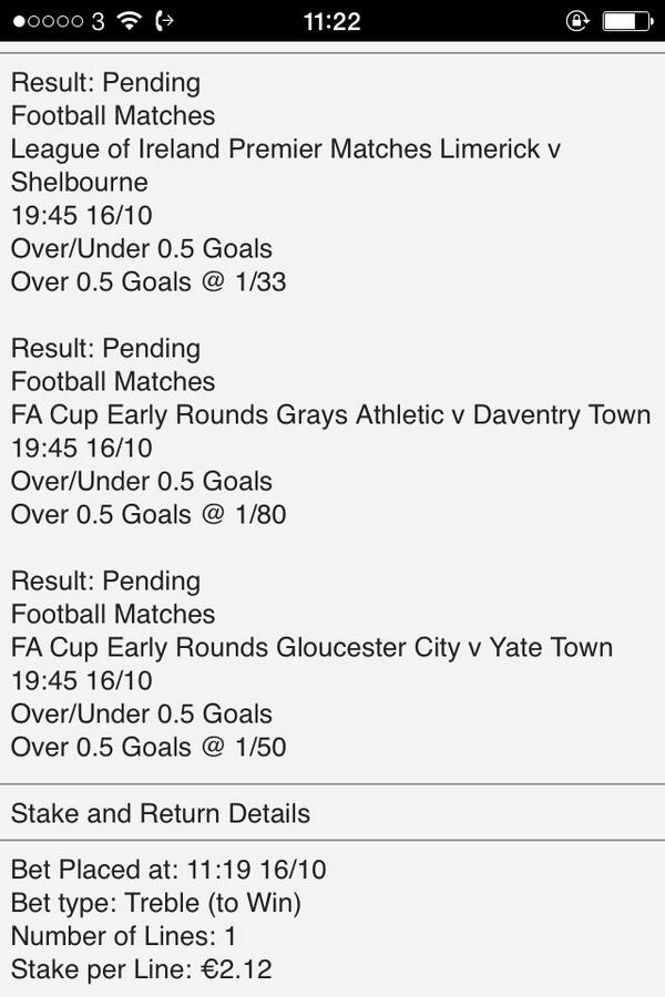 SportsTipsMan's tweet image. Bet 8 : 3 games - £2.12 returns £2.26 #TST