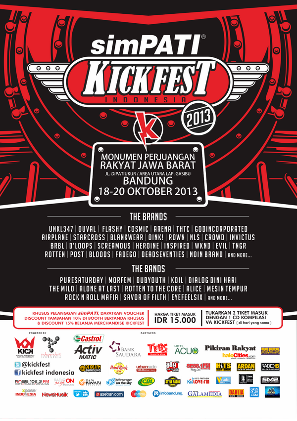 Yang dateng ke <a href="/kickfest/">KICKFEST</a> jangan lupa tukerin 2 tiket kalian dengan CD kompilasi volume 4 ya.