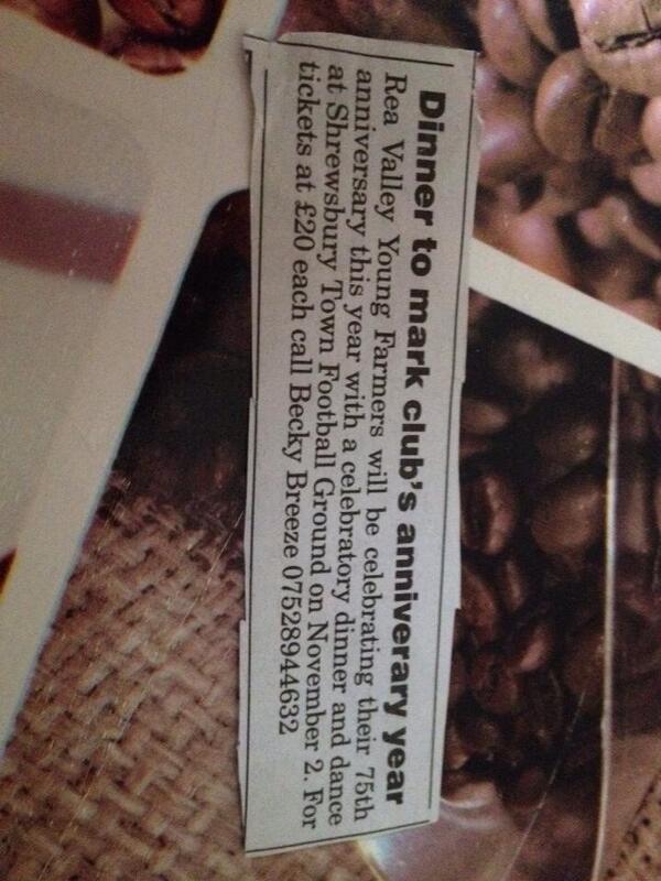 75 years of Rea valley and still going strong! Get your tickets before October 25th!! #partypartyparty