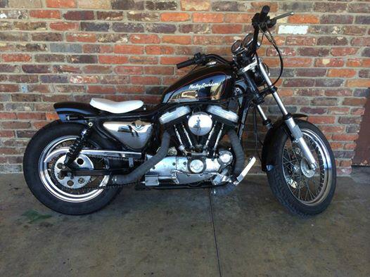 jklash's tweet image. A frinds HD sportster was stolen so I'm putting this word and pic out ther for all to see. If you see it report it!