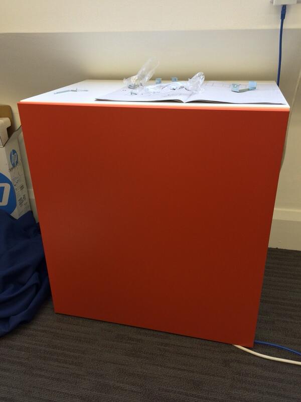 alexryans's tweet image. The finished product! One of them, anyway... #MissionLabelMediaFurnitureBuild #FlatpackFun