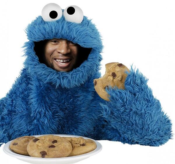 thethinktank's tweet photo. According to @Jpdabrams, @DRE_DRUMMOND_ lost 14 pounds by giving up cookies. Dre, how many cookies were you eating? http://t.co/NUZ2A9OFc3