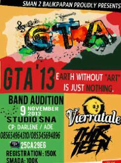 "<a href="/SamarindaPHC/">Post-Hardcore.SMD</a>: SMA2 Balikpapan Proudly Present "GTA '13" Special Perform THIRTEEN &amp; VIERRATALE "