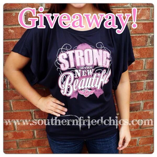 SouthFriedChics's tweet image. HEY YA'LL!! We have a giveaway just for YOU! Retweet THIS to win this awesome tee!! Winner will be announced Friday!!
