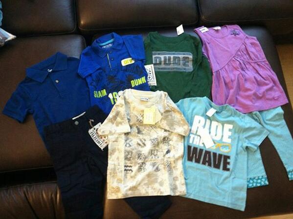 SweetPeaBox's tweet image. Our last two boxes a combo Boys size 3/4 and Girls 6/7. Loving everything. Thank you!