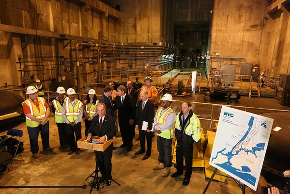 MikeBloomberg's tweet photo. The view under Central Park, where we activated City Water Tunnel No. 3 today: http://t.co/EmXLx42rbK http://t.co/7xDZidel6m