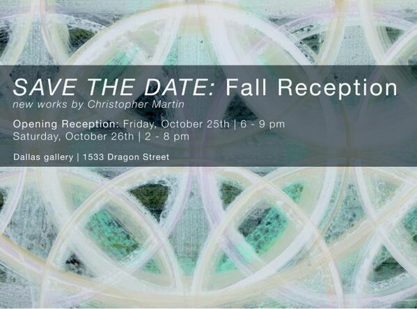 Save the Date | Fall Reception
1533 Dragon Street | Dallas