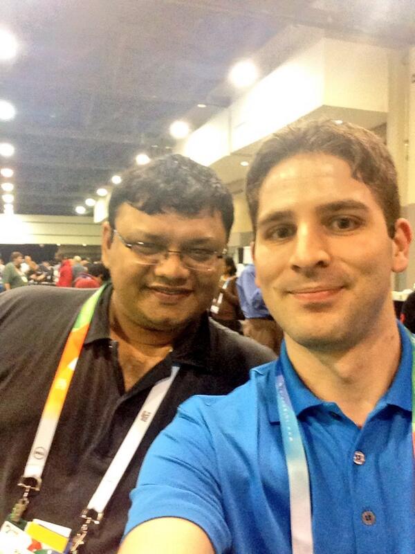 SQLDBApros's tweet image. Success! More #sqlselfies with non-other than the @sqlauthority himself - @pinaldave. #sqlpass #summit