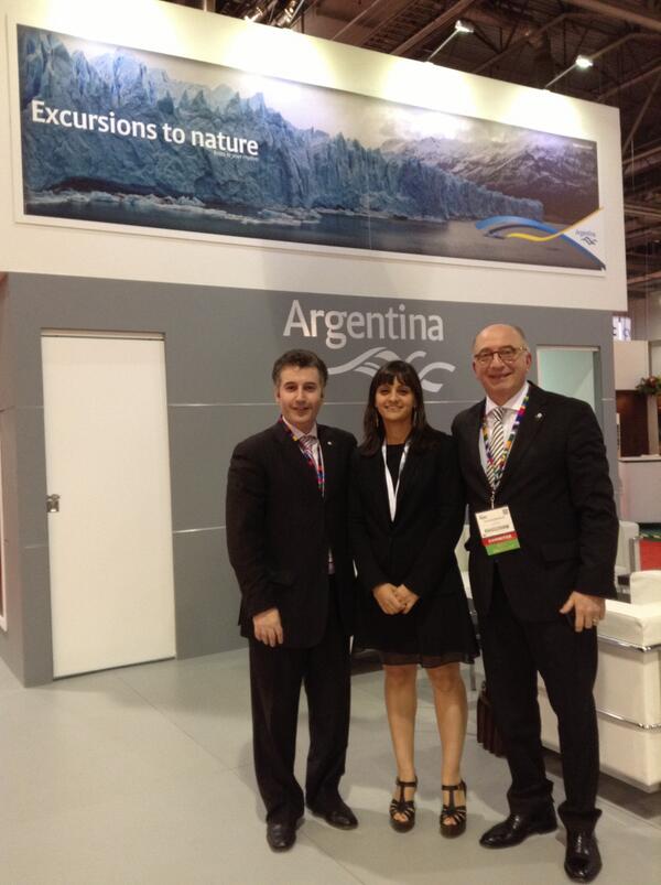 PabloSismanian's tweet photo. El presidente de ICCA visita el stand de Argentina en #IMEX13  @ICCAWORLD @VisitArg @arnaldouruguay @IMEX_Group http://t.co/1UerNLCqQ7