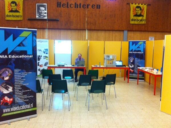 Gisteren 6 presentaties gegeven aan ongeveer 60 techniekdocenten over de #cubex3Dprinter <a href="/vvkso/">vvkso - België</a>. Zeer geslaagde dag