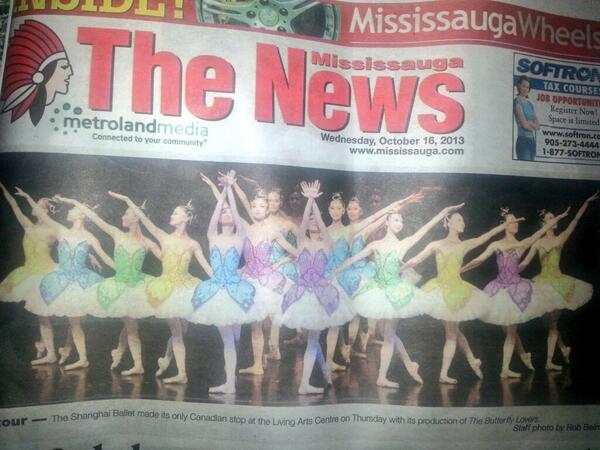 Beautiful Butterfly #tutus. #ShanghaiBallet #TheMississaugaNews