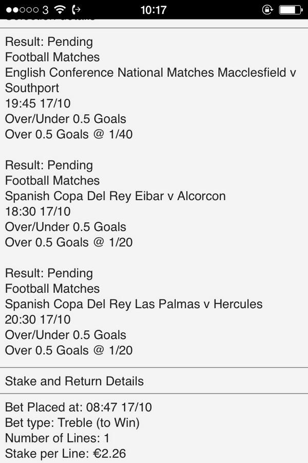 SportsTipsMan's tweet image. Bet 9 : 3 games - £2.26 returns £2.55 #TST