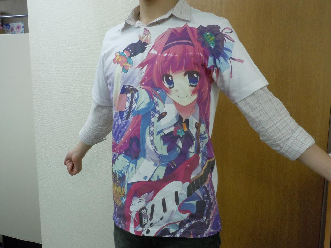 9-nine- 9nine 九條都 フルグラフィックTシャツ ぱれっと 翡翠亭 和泉