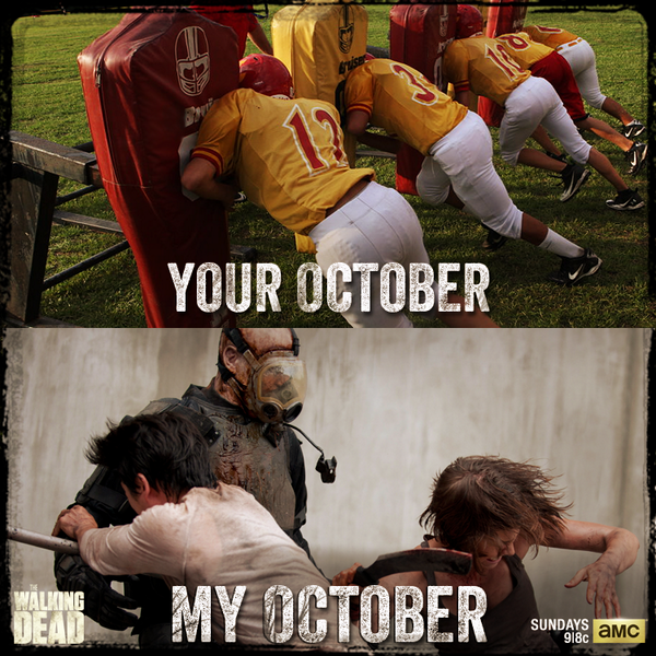 WalkingDead_AMC's tweet photo. #Walktober http://t.co/ZaNYkiJtmO