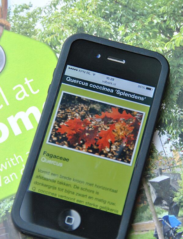 BerkBoomkwekers's tweet photo. Bomenboek 'Van den Berk over Bomen' nu ook ook smartphone te bekijken, incl. zoekfunctie. http://t.co/VzRjdakjMr http://t.co/QceeuPaOVY