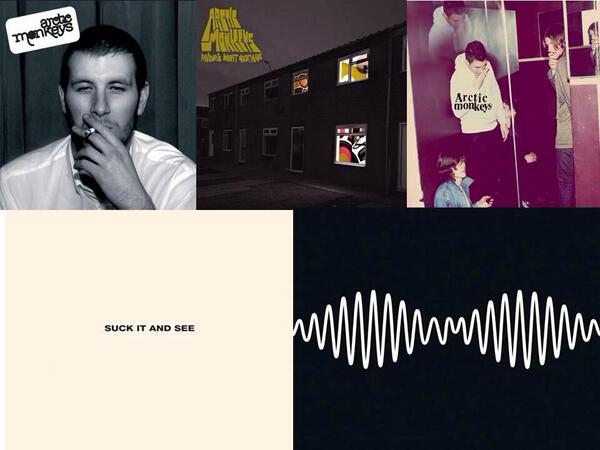 5 consecutive number 1 albums #ArcticMonkeys