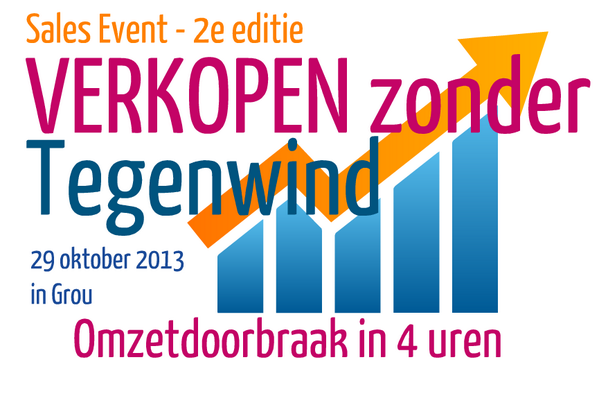 Salessalsa's tweet photo. SalesEvent Verkopen Zonder Tegenwind. Ben jij erbij in Grou op 29 oktober? http://t.co/Gs4iDKeNor http://t.co/baadEEM1Wi