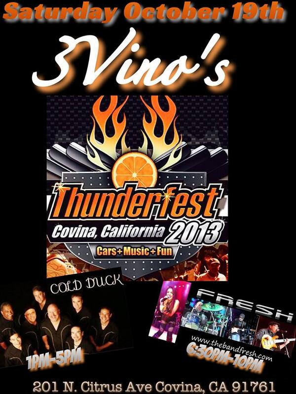 3Vinos's tweet photo. Everyone Don't Forget To Come Out Saturday Oct.19th To Thunderfest!!! http://t.co/iOoTShdAnA