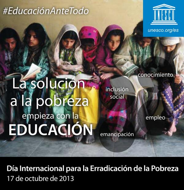 UNESCO_es's tweet photo. La solución a la #pobreza empieza con la #educación. ¡Ayúdanos a conseguirlo! http://t.co/56Favslzdi http://t.co/RakoFOV552