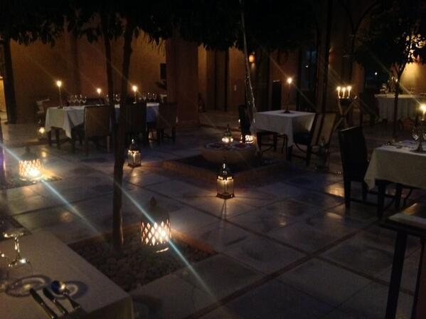 Dinner at the kasbah, 19:30. #itsatoughlife