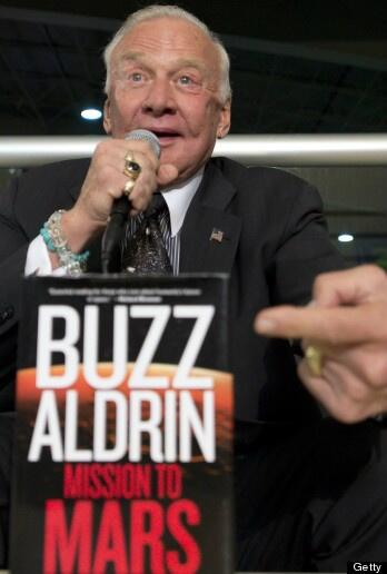 The 10 Best Pictures of Buzz Aldrin Pointing At Something: #2