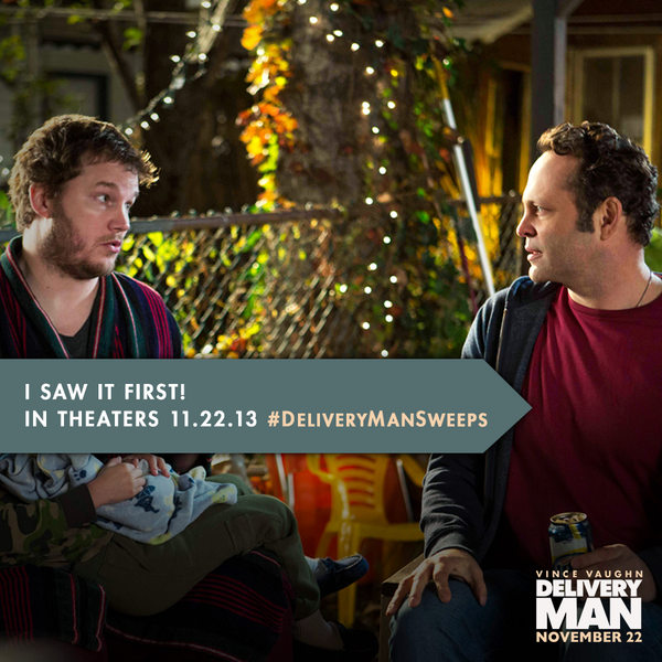 deliverymanfilm's tweet photo. Have you attended an advance screening of #DeliveryMan? Share your reviews &amp; RT w/ #DeliveryManSweeps to enter! http://t.co/f7f85QUWLg