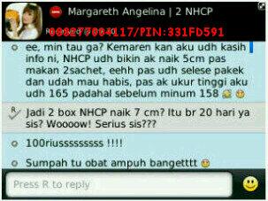 solusikuherbal's tweet photo. Sis Margareth TAMBAH TINGGI 7cm hanya konsumsi 2Box NHCP :) Order SEKARANG Yuk! Sms/Wa:088277004117 PIN:331FD591 http://t.co/q4H1CwIKoq