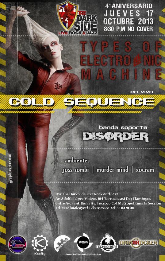 COLD SEQUENCE DISORDER Dark Side Av.López Mateos 104 Col. Metropolitana 1a Sección, Cd. Neza no cover