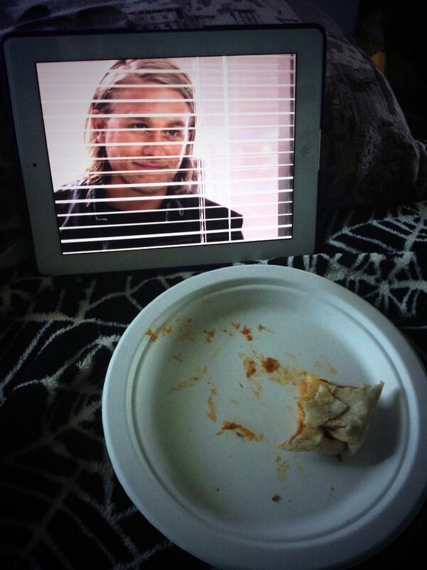 BeanNCheese Burrito with Sons of Anarchy. Oh Jax, marry me!