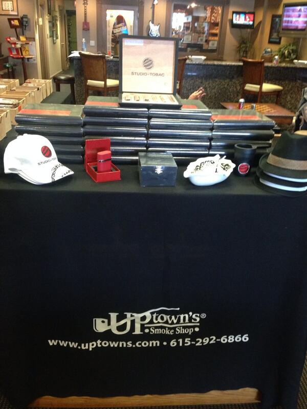 <a href="/UptownsMarcus/">Marcus Hollingshead</a> Come out to our Studio Tobac Event tonight from 4-8pm with @studiotobac rolling cigars!!!